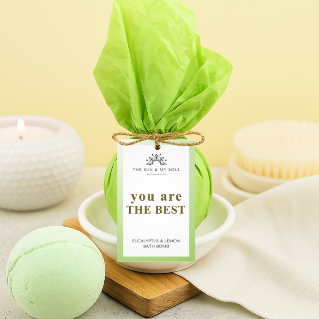 You Are the Best – Eucalyptus & Lemon Luxury Bath Bomb
