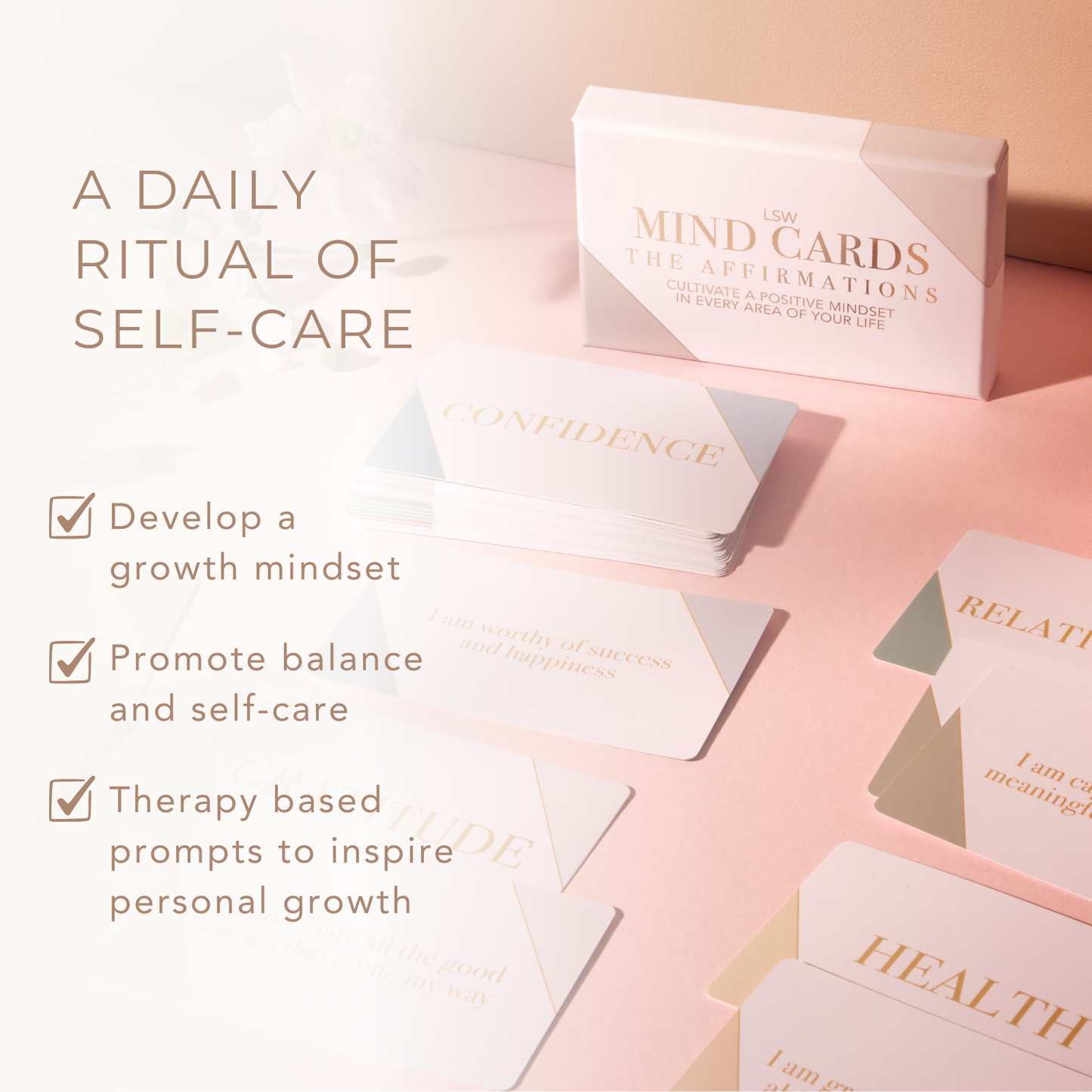 Mind Cards: The Affirmations – Daily Positive Prompt Deck