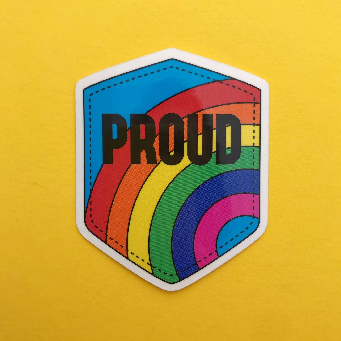 Proud Rainbow Vinyl Sticker