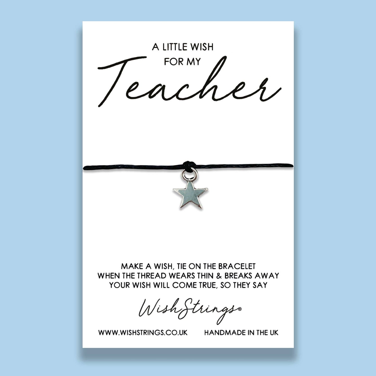 Teacher - Wish Bracelet - Tiodhlac Studio