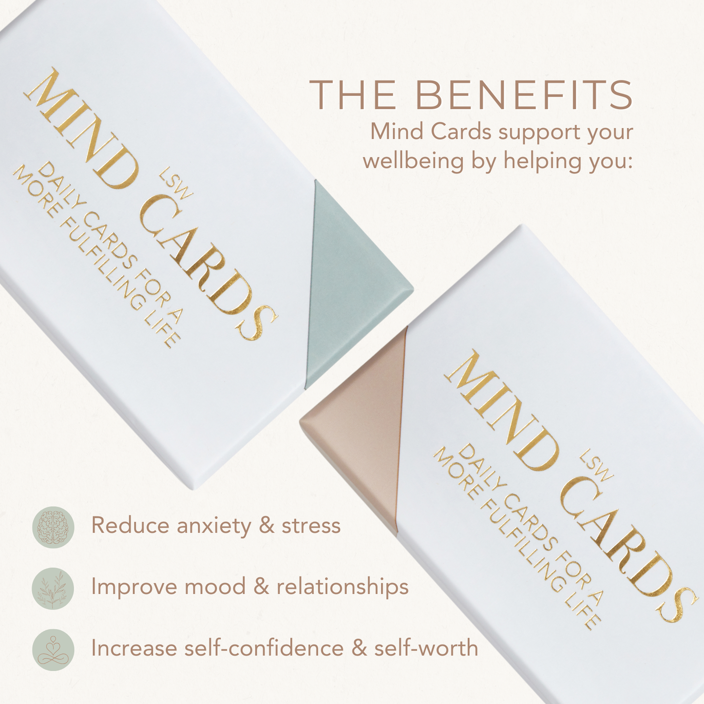 LSW Mind Cards: Daily Mindfulness and Self Care Prompts