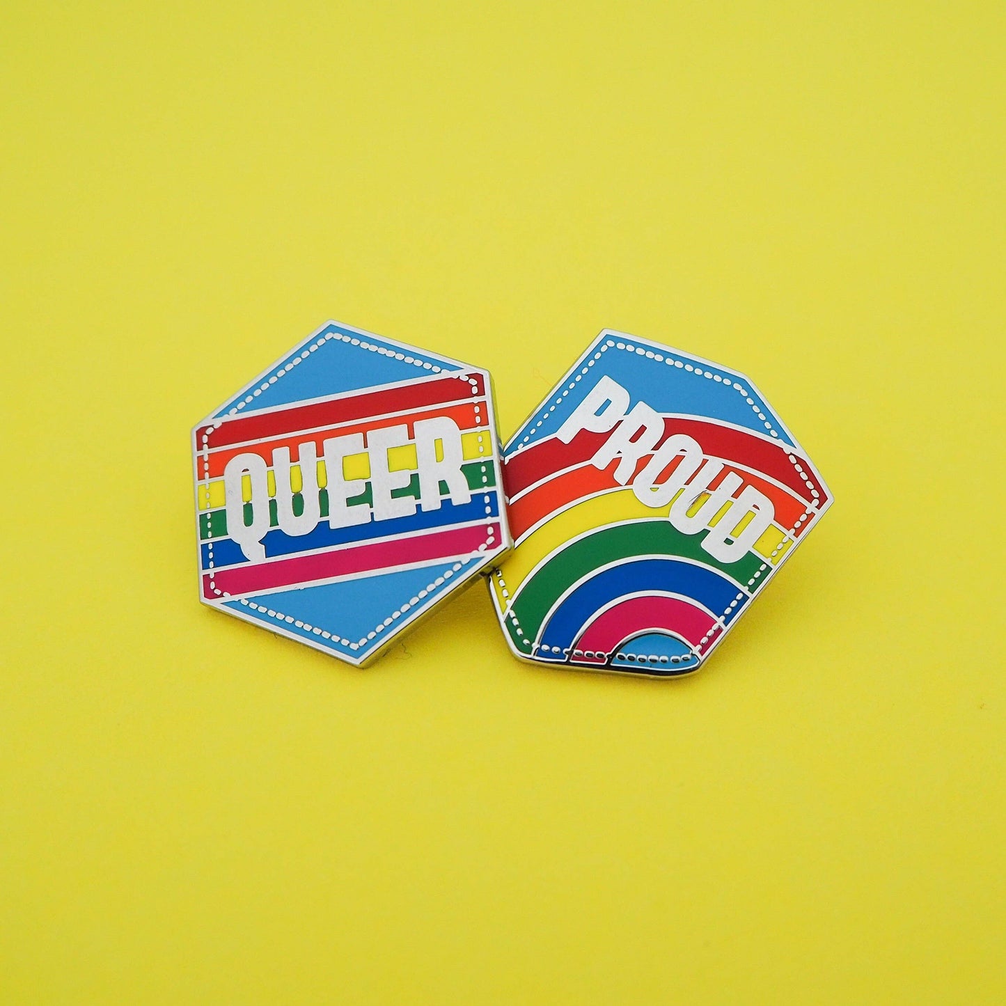 Queer Rainbow - Enamel Pin