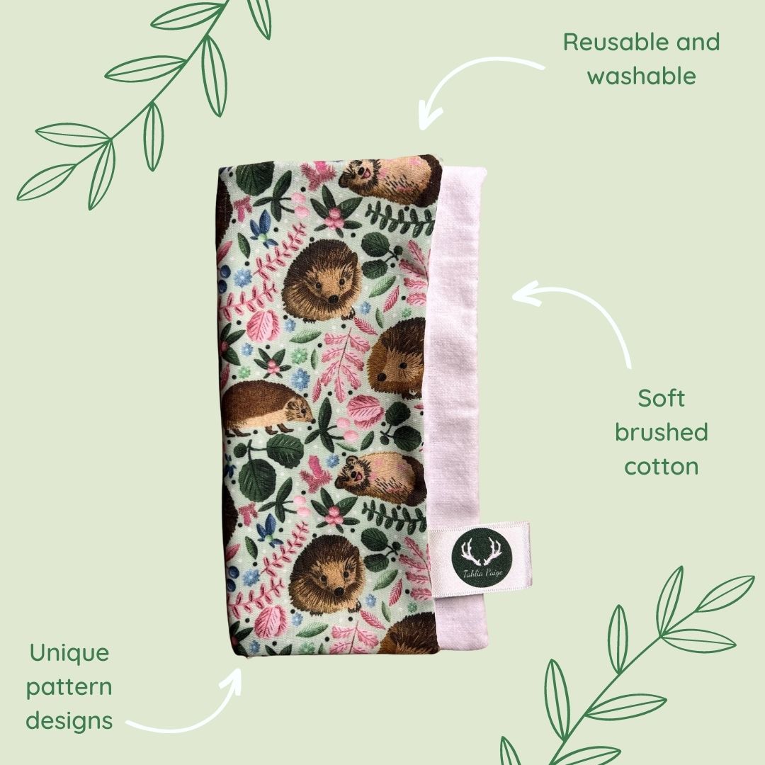 Hedgehog Reusable Face Cloth