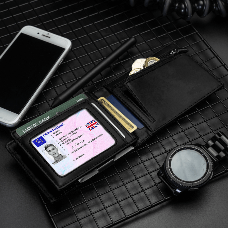 Designer Men's Wallet with Money Clip