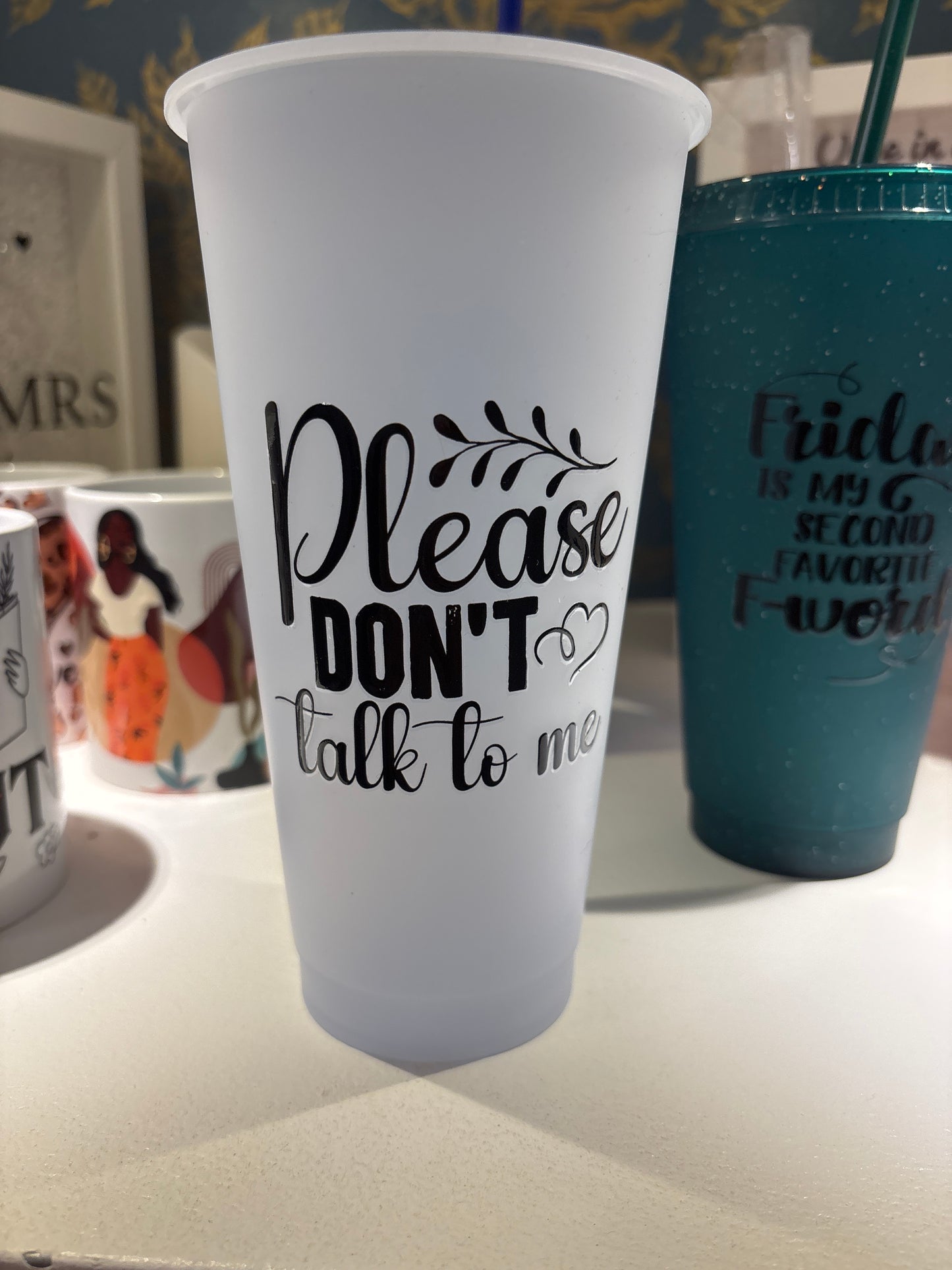 Cold Cup with Decal Design