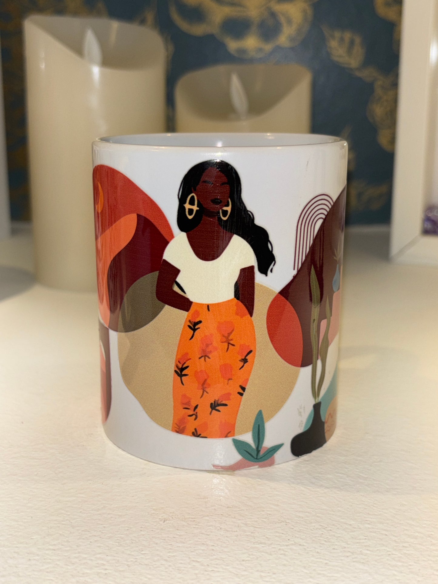 Mug with Decorative Decal