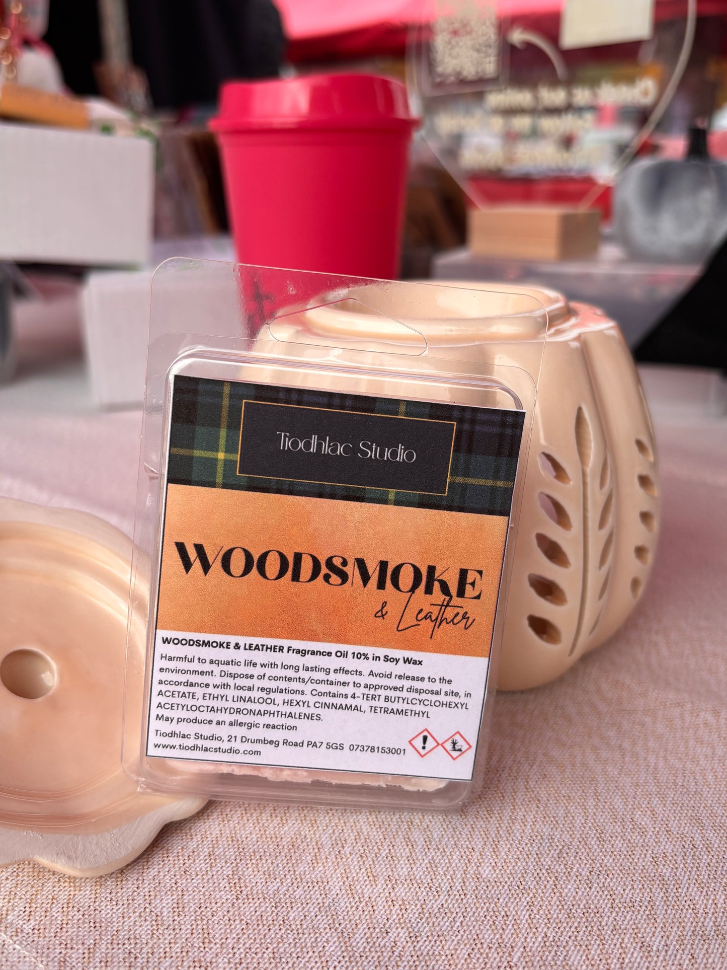 Woodsmoke & Leather Wax Melts
