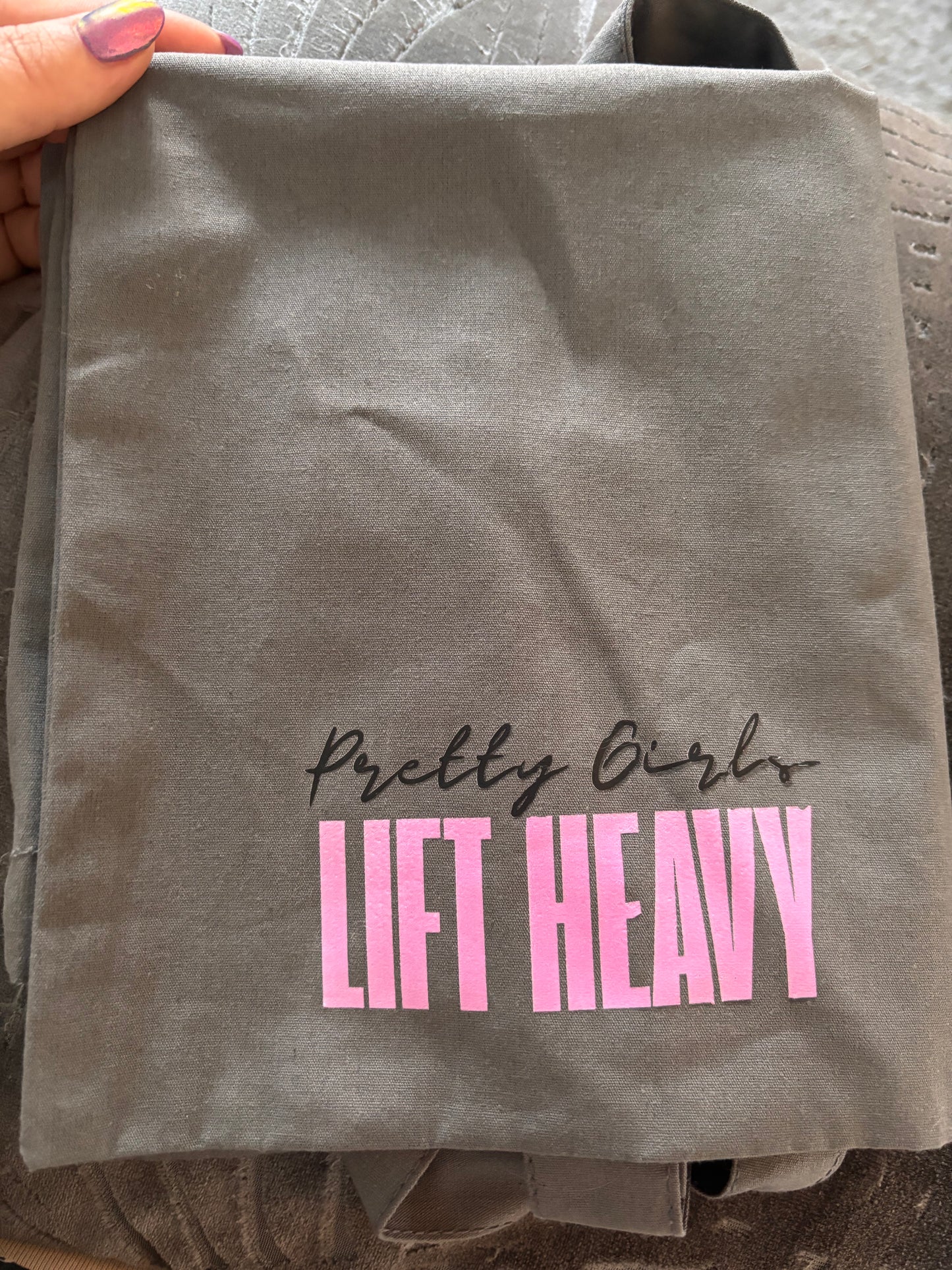 Pretty Girls Lift Heavy Tote Bag