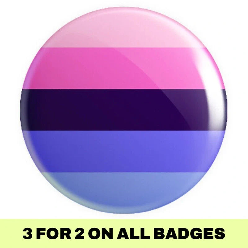 Omnisexual Flag Button Badge-2