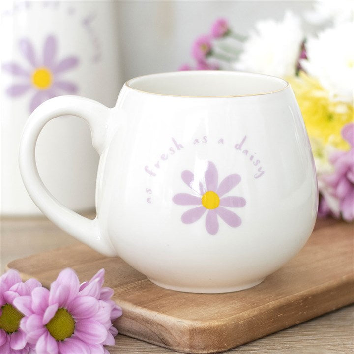 Fresh as a Daisy Rounded Mug - Tiodhlac Studio