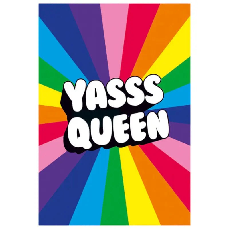 Yasss Queen Fridge Magnet-0