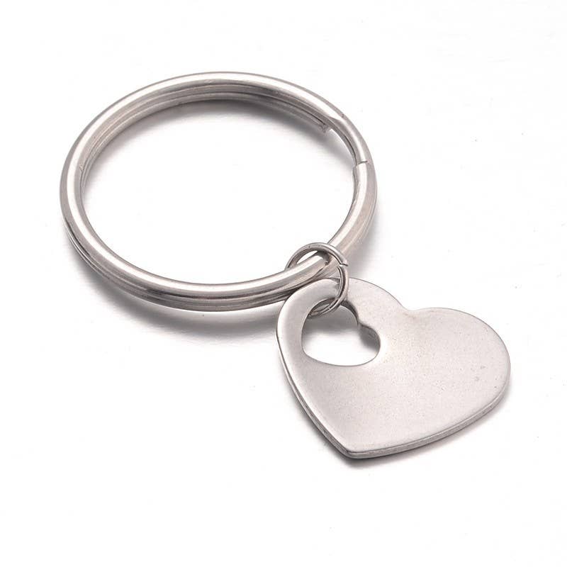 Always Enough - Heart Keyring on Keepsake Gift Card