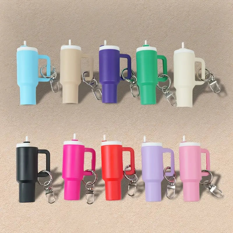 Mini Tumbler Keychain | Lipstick & Lip Gloss Storage