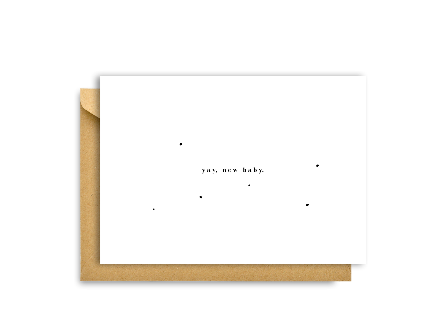 YAY, NEW BABY CARD