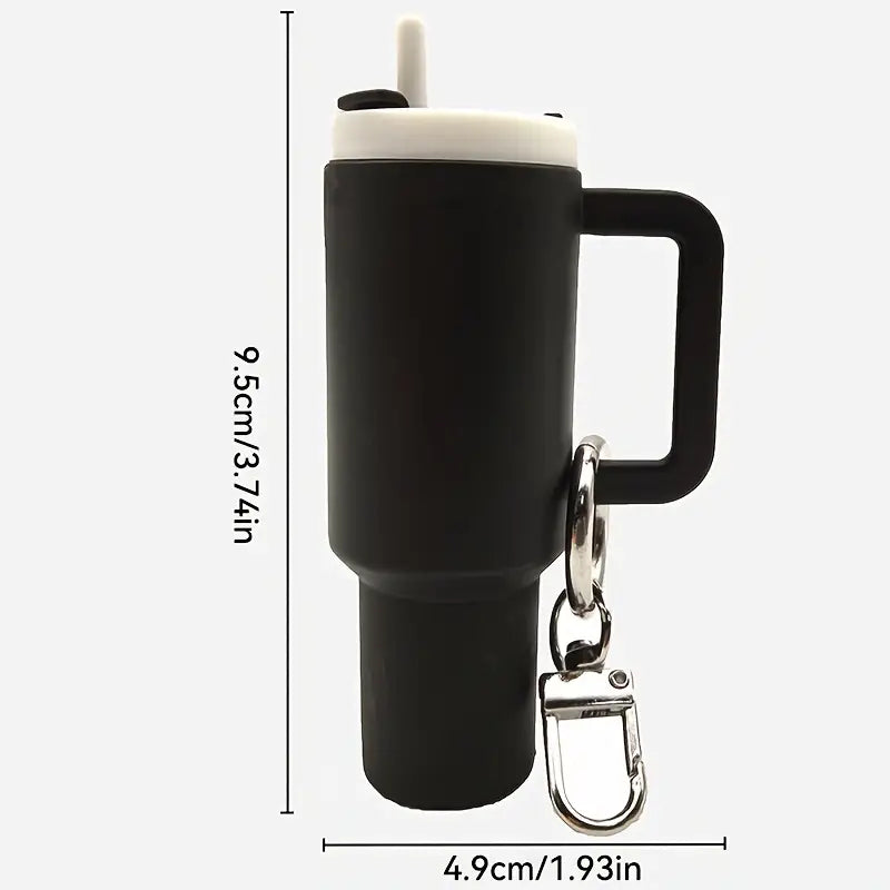 Mini Tumbler Keychain | Lipstick & Lip Gloss Storage