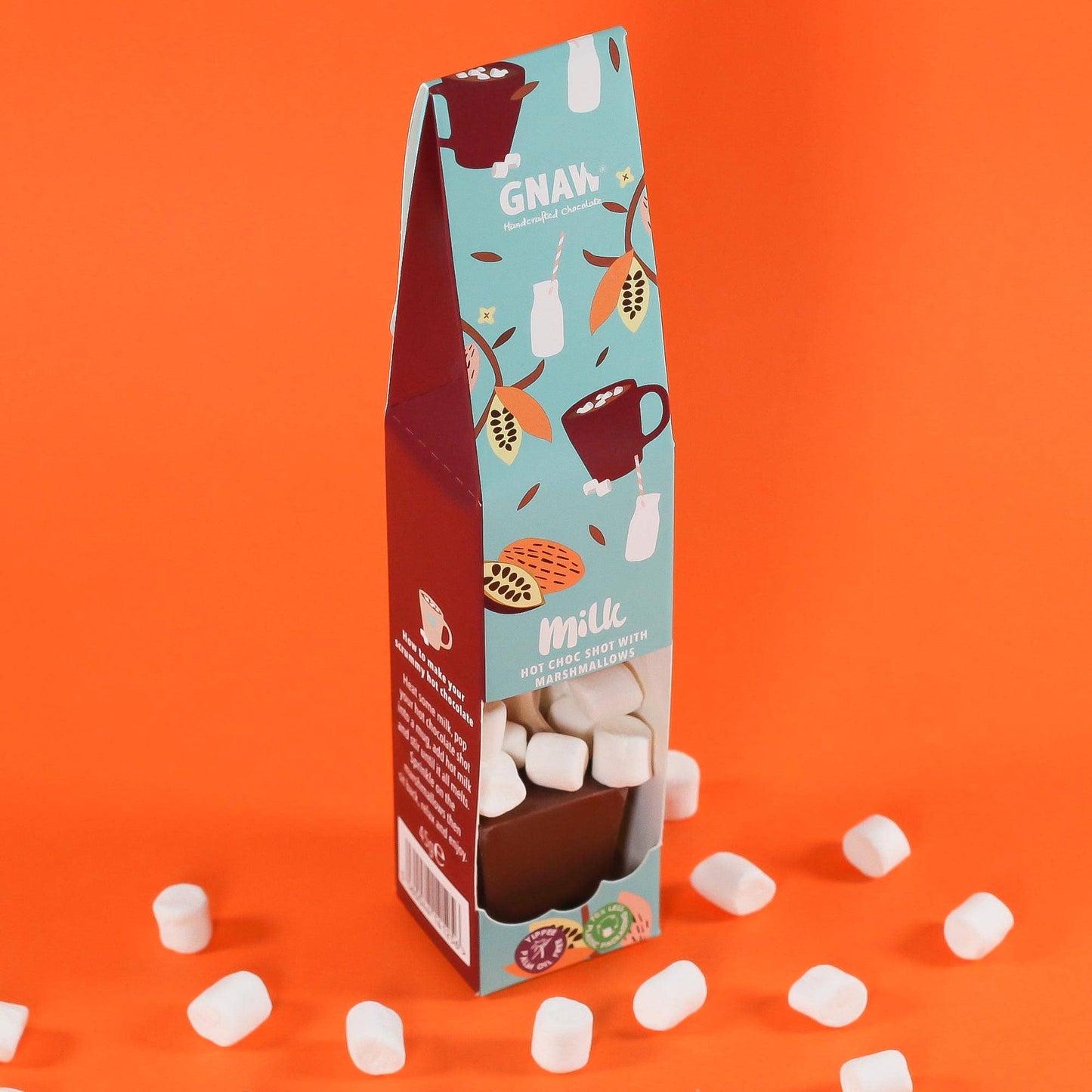 Milk Chocolate Hot Chocolate Stirrer With Marshmallows - Tiodhlac Studio