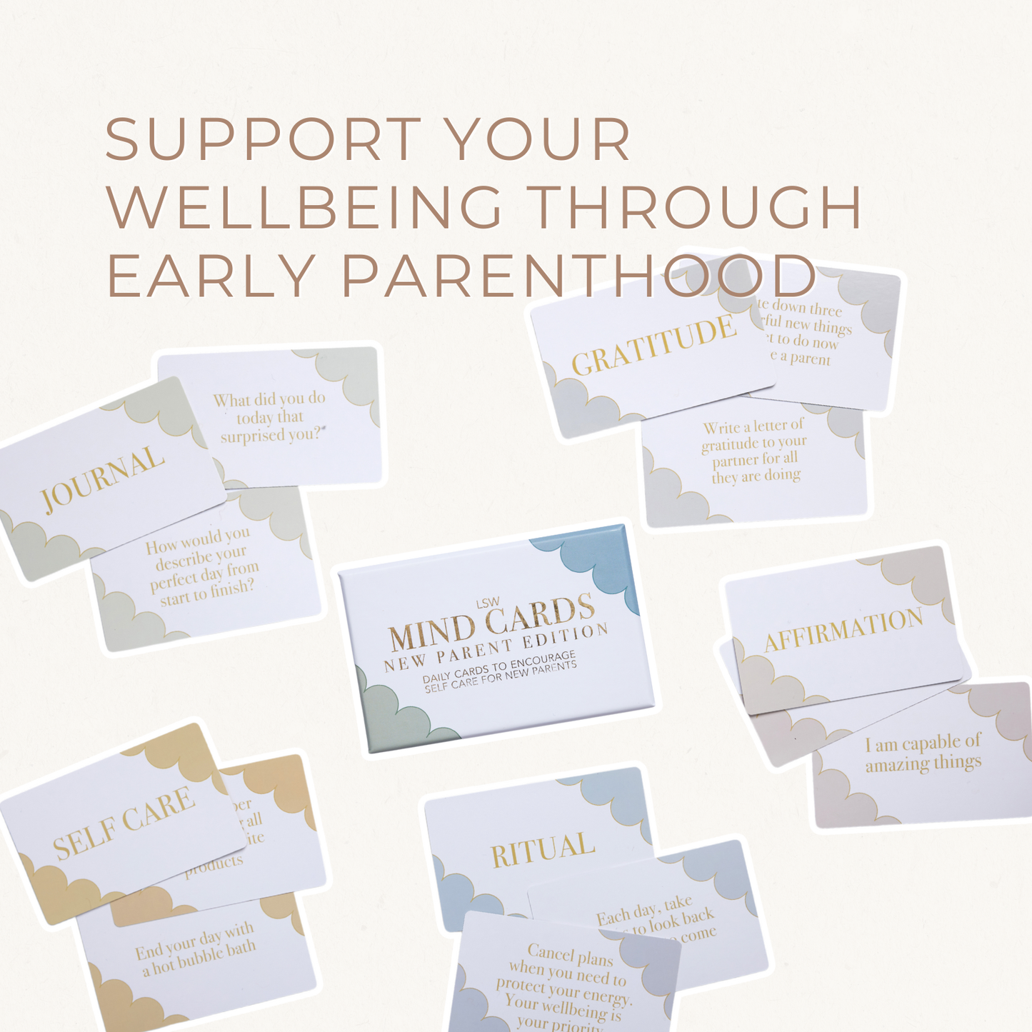 Mind Cards: Parent Edition - Self care for Mum & Dad