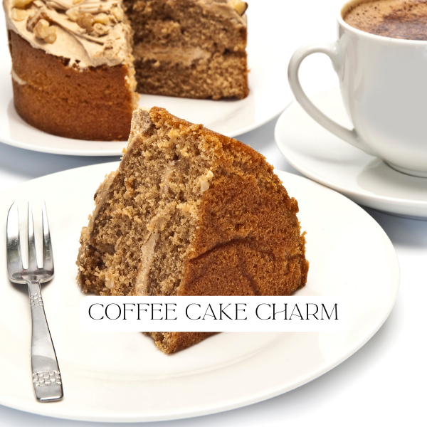 Coffee Cake Charm - Tiodhlac Studio
