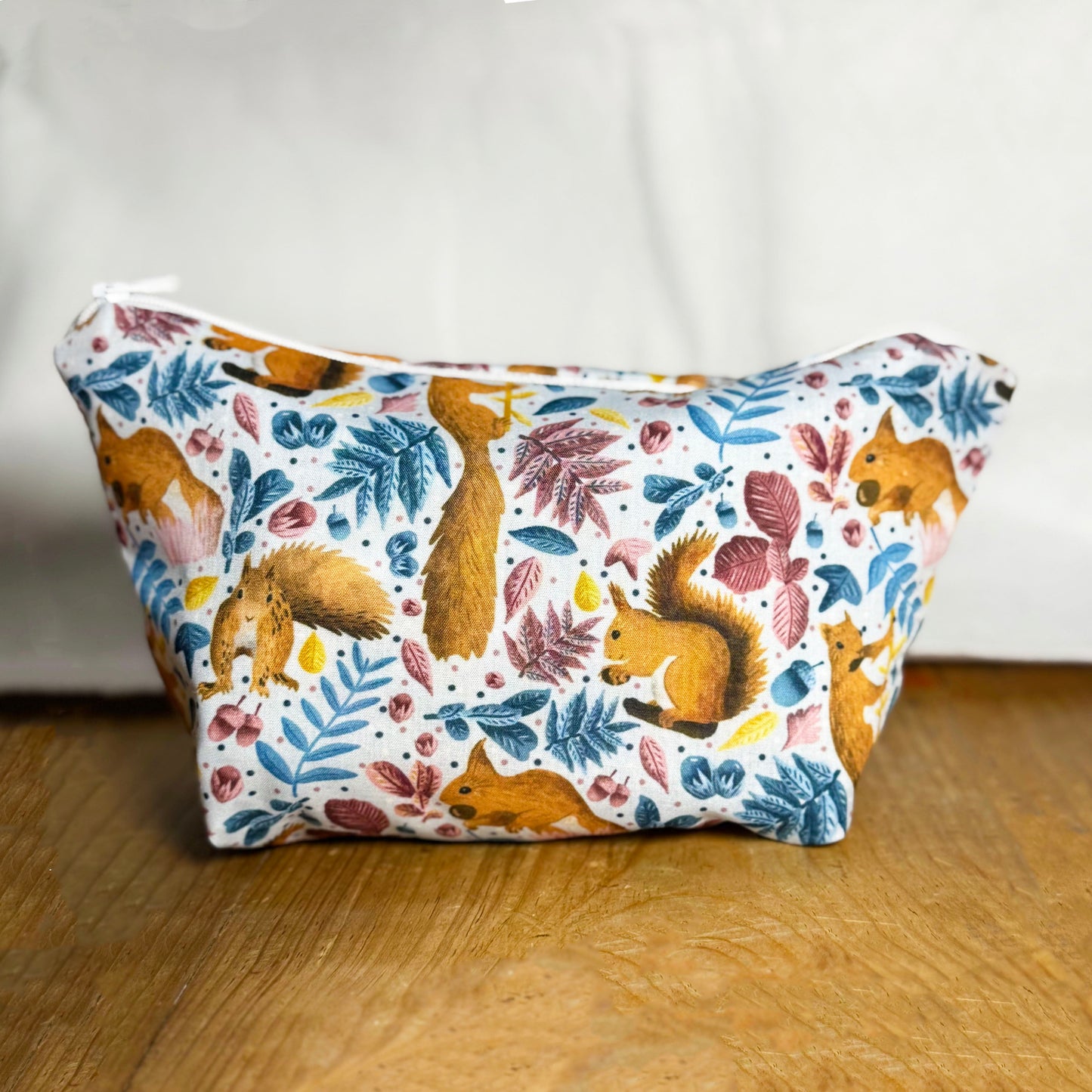 Red Squirrel Toiletry Bag