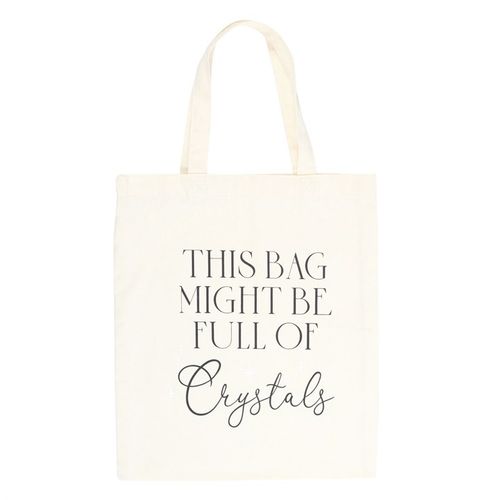 Full of Crystals Polycotton Tote Bag - Tiodhlac Studio