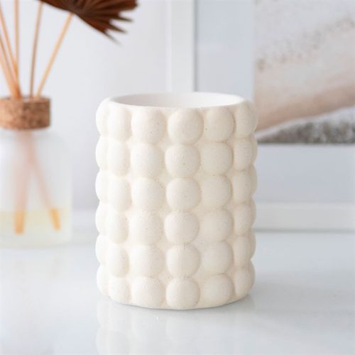 Cream Speckle Bubble Oil Burner - Tiodhlac Studio