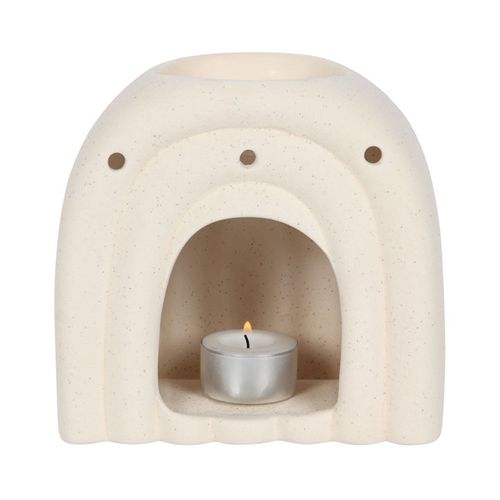 Cream Speckle Arch Oil Burner - Tiodhlac Studio