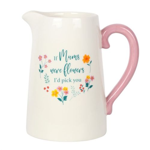 If Mums Were Flowers Ceramic Flower Jug - Tiodhlac Studio