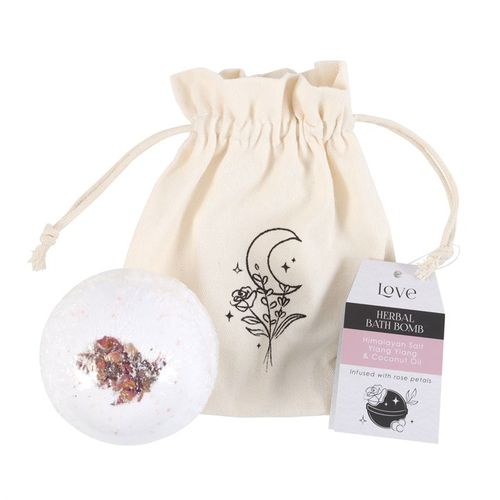 'Love' Herbal Ylang Ylang Bath Bomb - Tiodhlac Studio