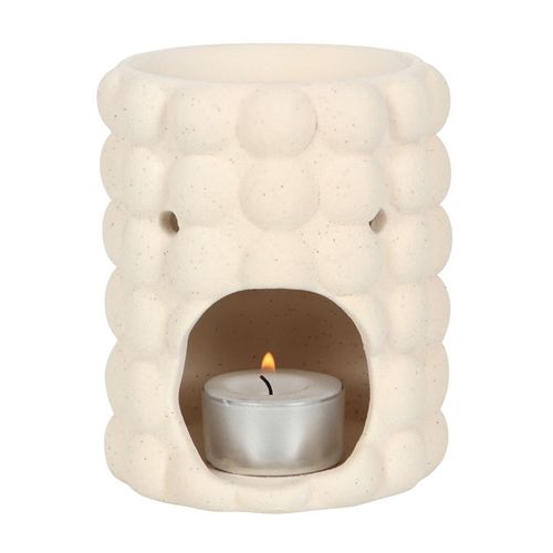 Cream Speckle Bubble Oil Burner - Tiodhlac Studio