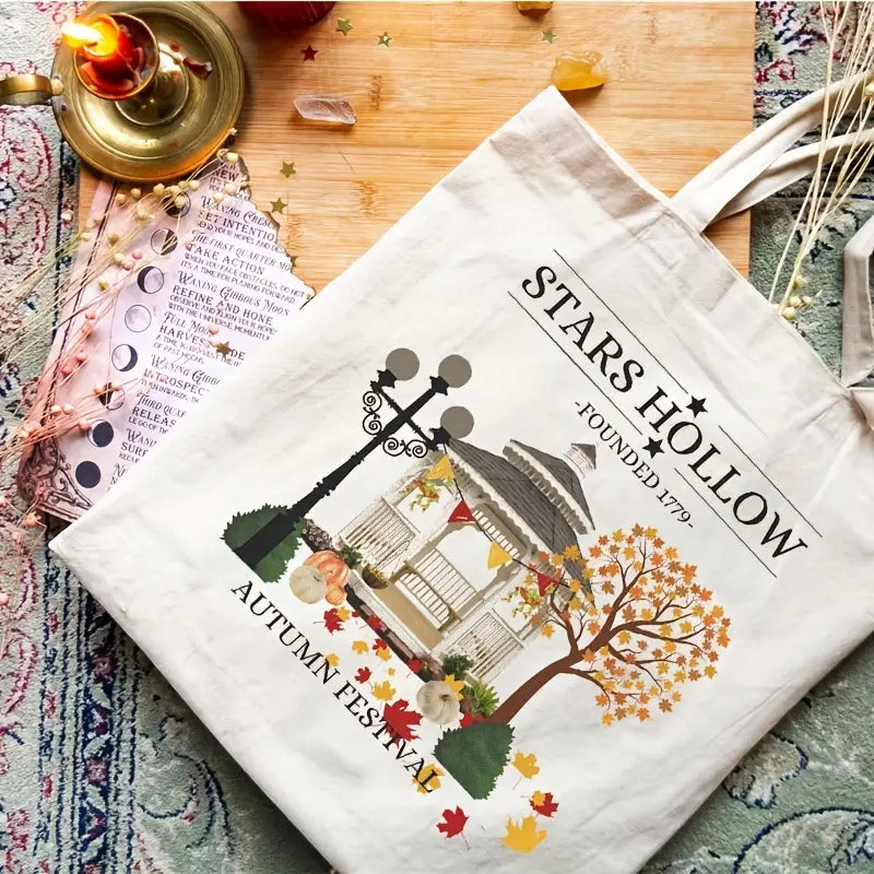 Stars Hollow Tote Bag | Autumn Festival