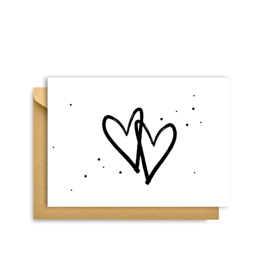 HEARTS & INITIALS CARD