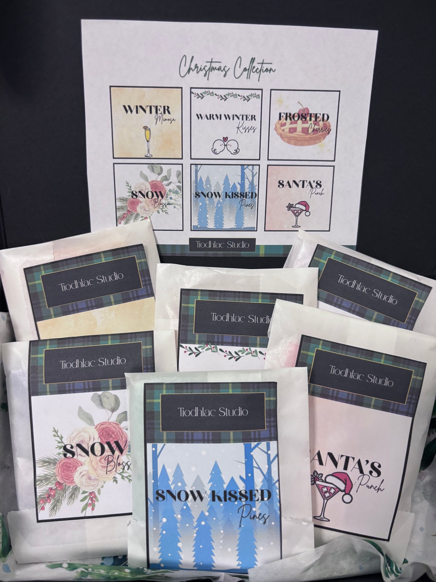 Tìodhlac Studio Christmas Wax Melt Collection