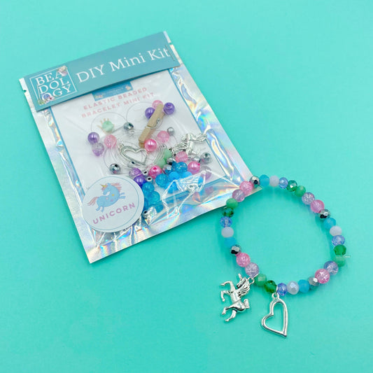 Unicorn Elastic Bracelet Mini Kit for Children - Tiodhlac Studio