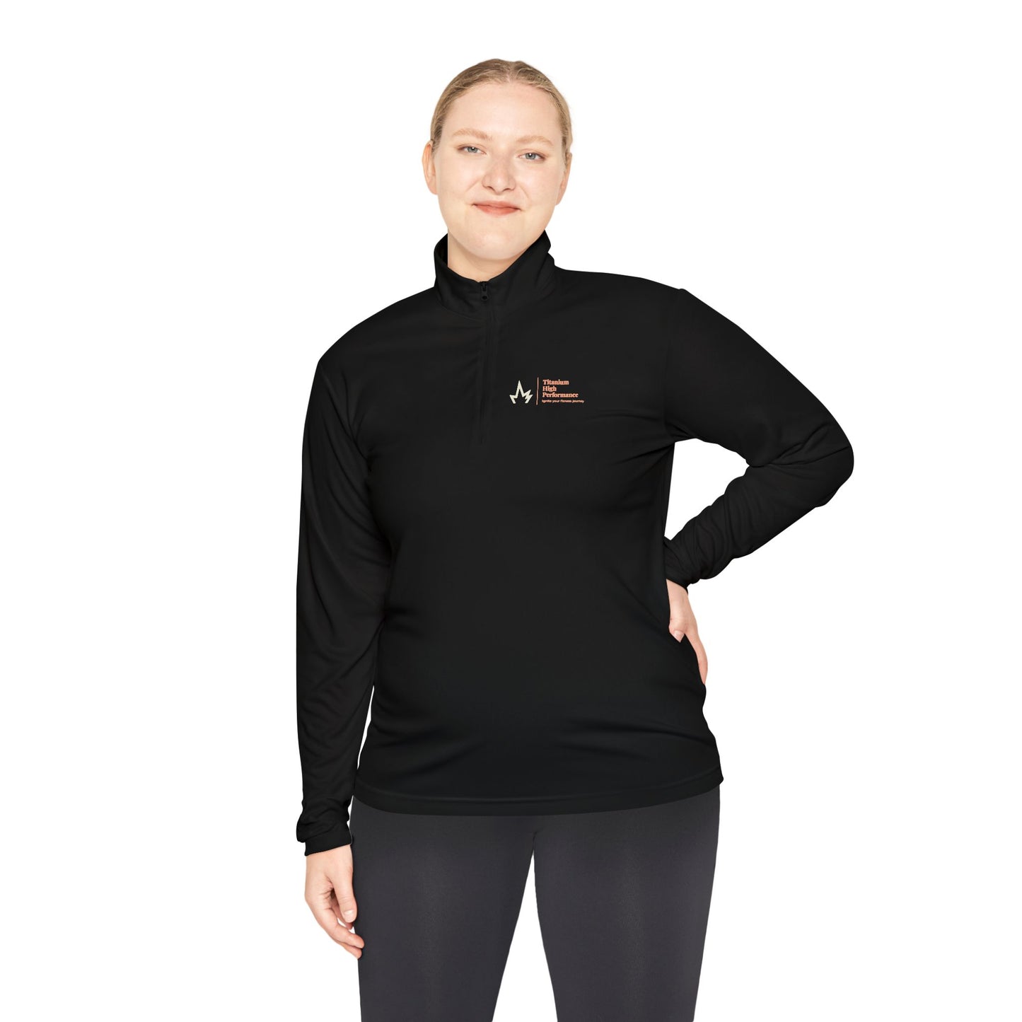 Titanium High Performance Unisex Quarter-Zip Pullover