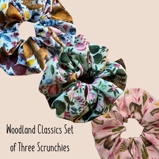 Woodland Scrunchie set