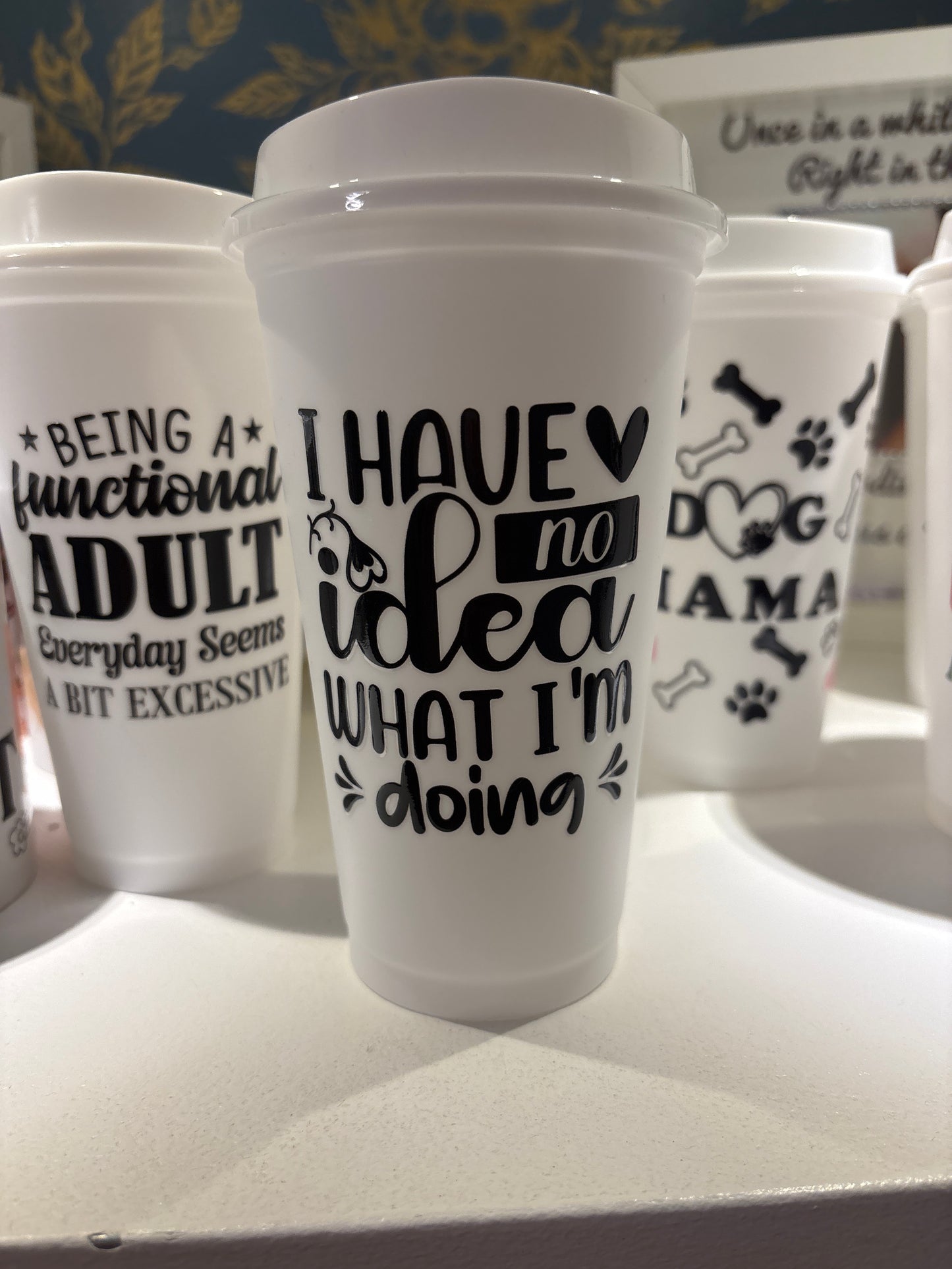 Reusable Coffee Cup – Slogan Collection