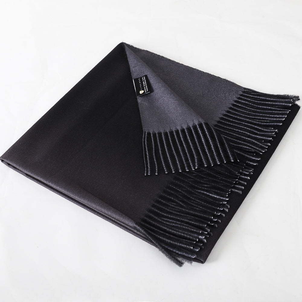 Black and Grey Pashmina Shawl