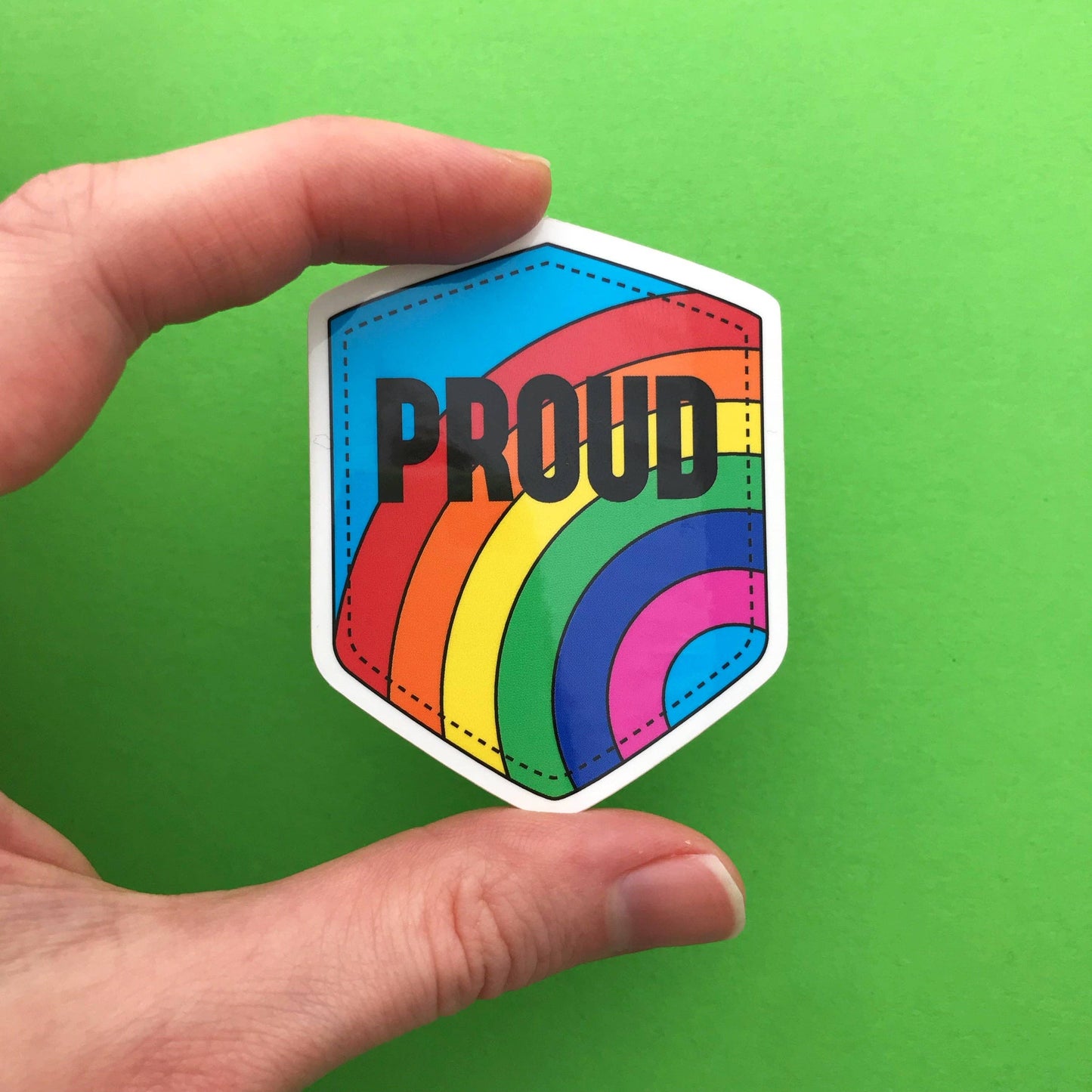 Proud Rainbow Vinyl Sticker