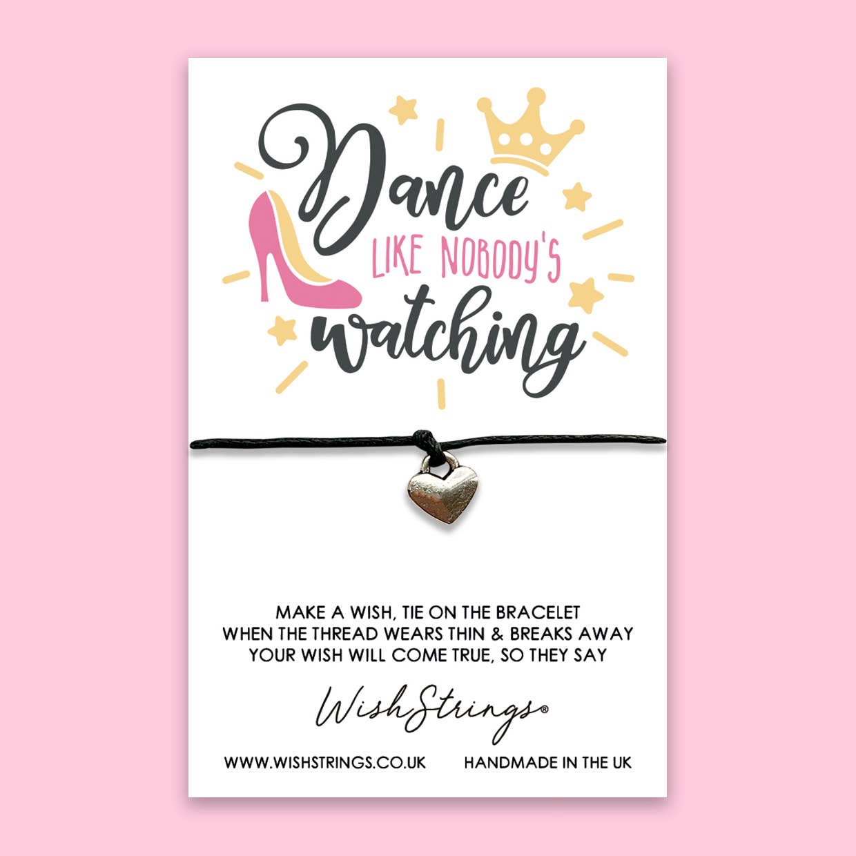 ‘Dance Like Nobody Is Watching’ - WishStrings Wish Bracelet