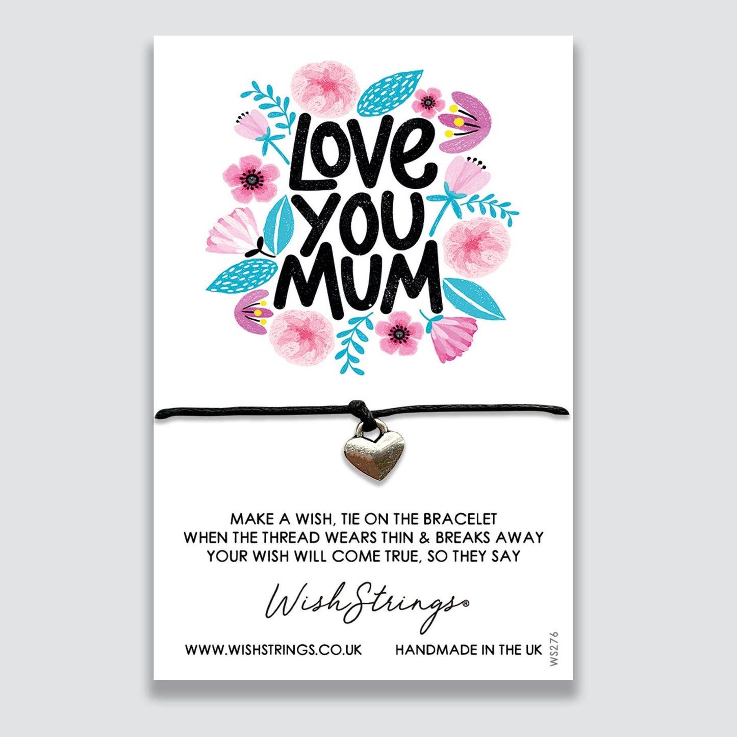 LOVE YOU MUM - WishStrings  Wish Bracelet