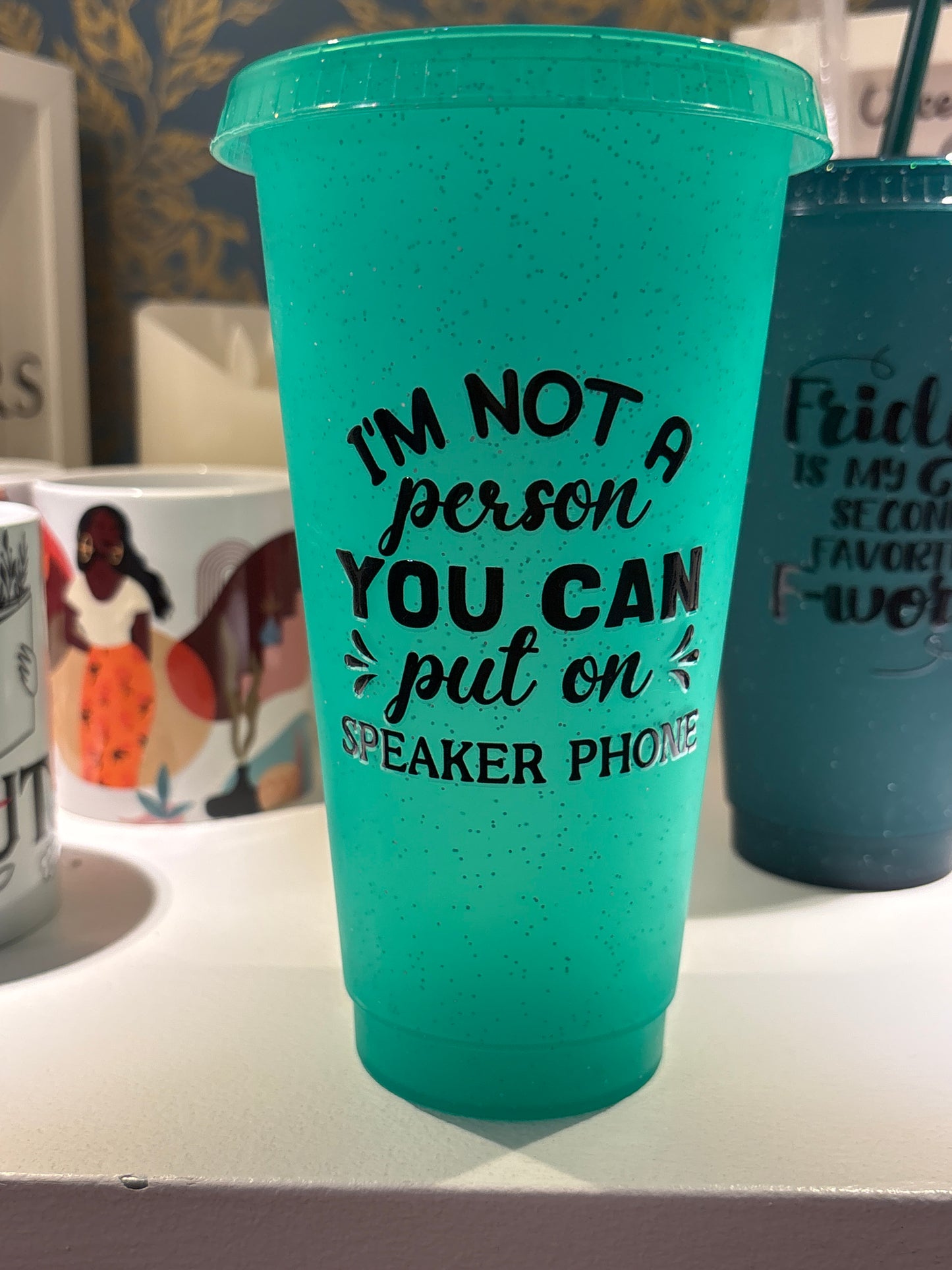 Cold Cup with Decal Design