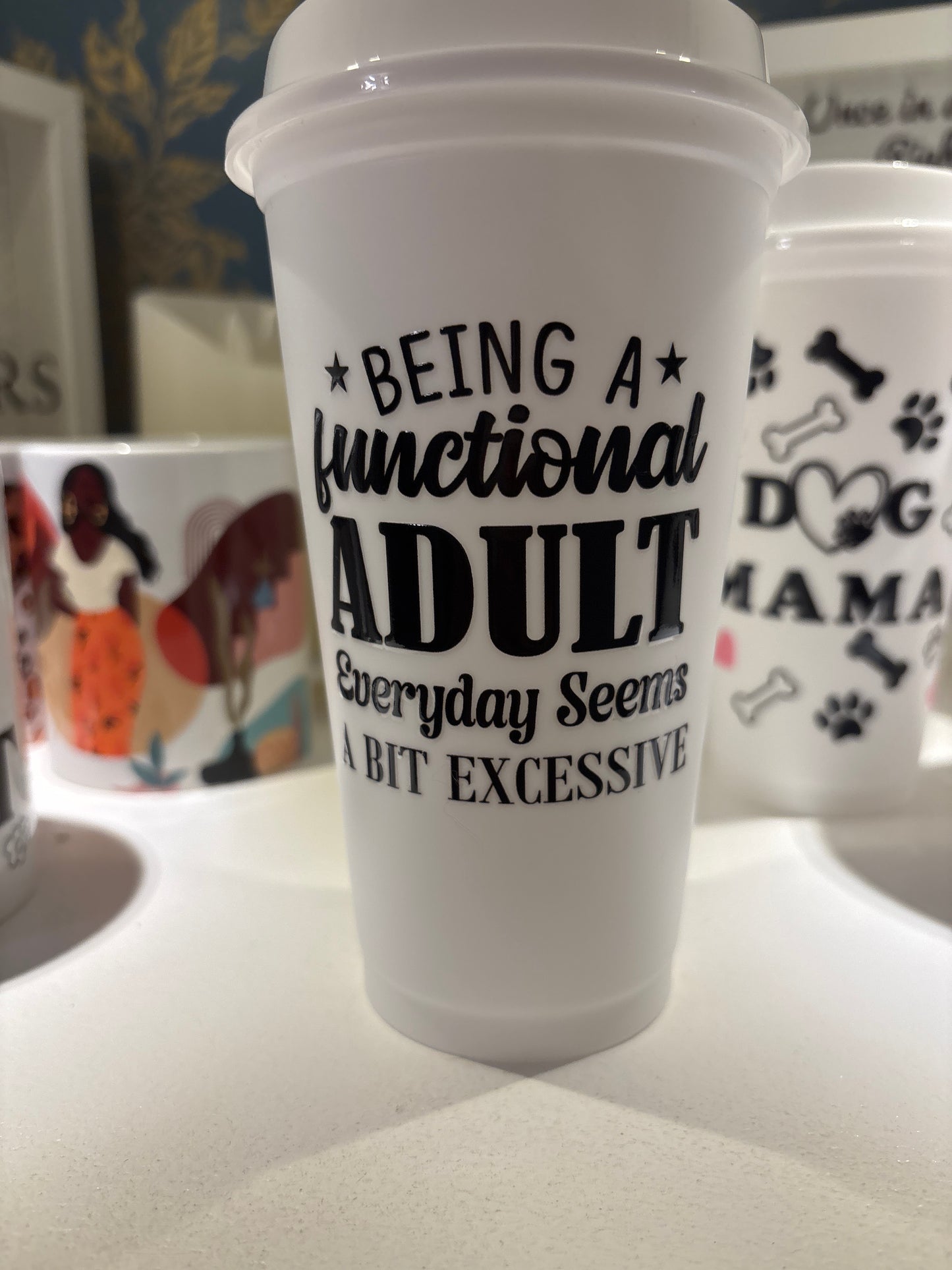 Reusable Coffee Cup – Slogan Collection