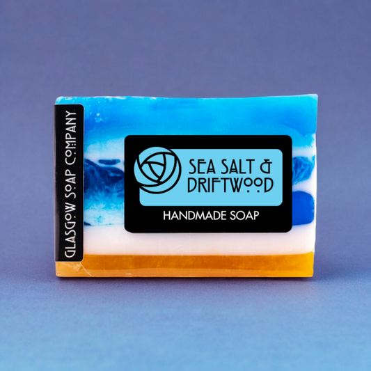 Sea Salt & Driftwood Handmade Soap Slice