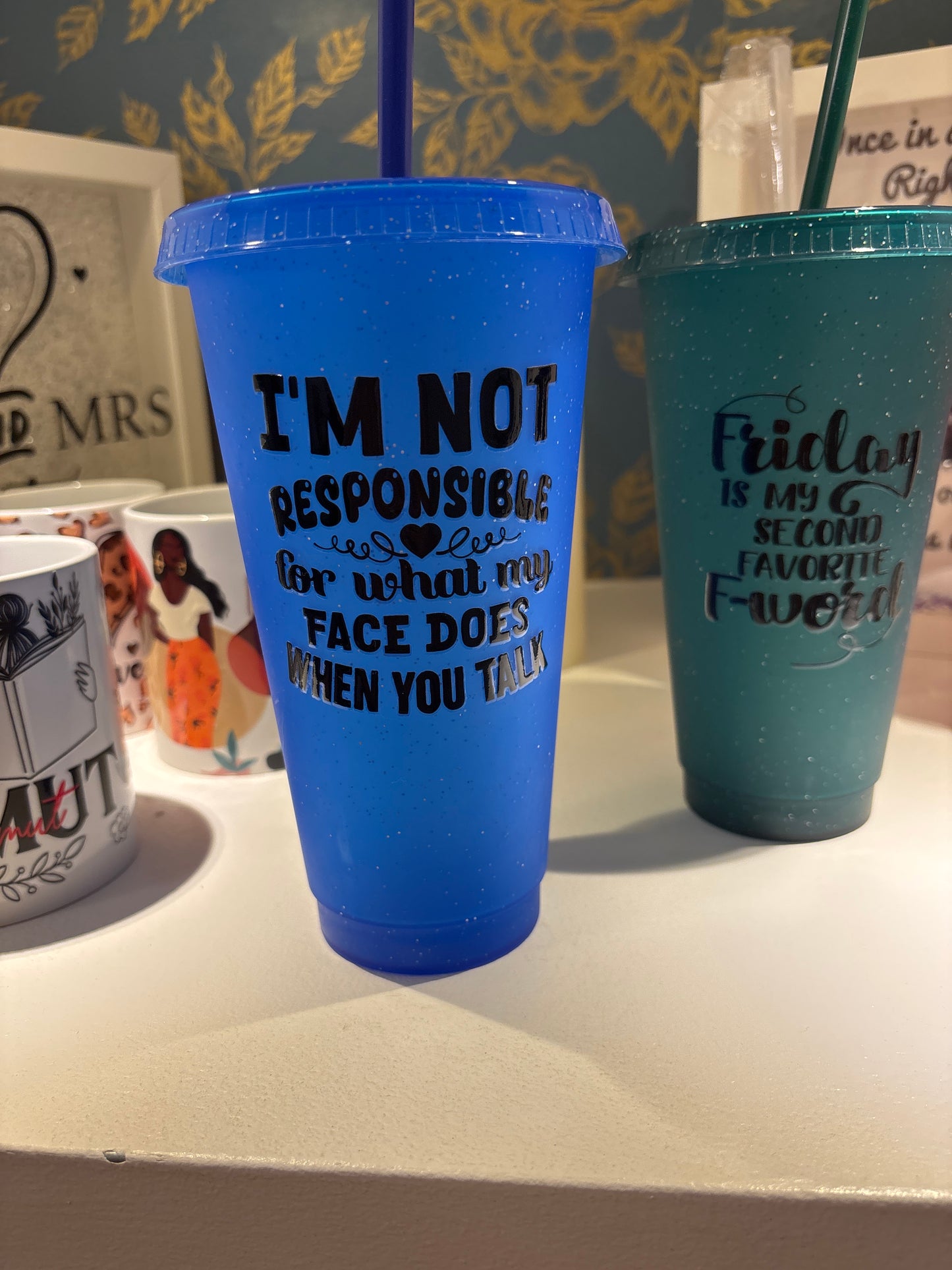 Cold Cup with Decal Design