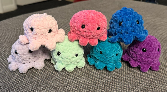 Otto the Mini Octopus Plush – Soft Crochet Octopus Toy