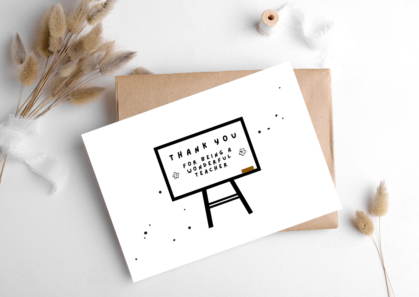 WONDERFUL TEACHER CARD