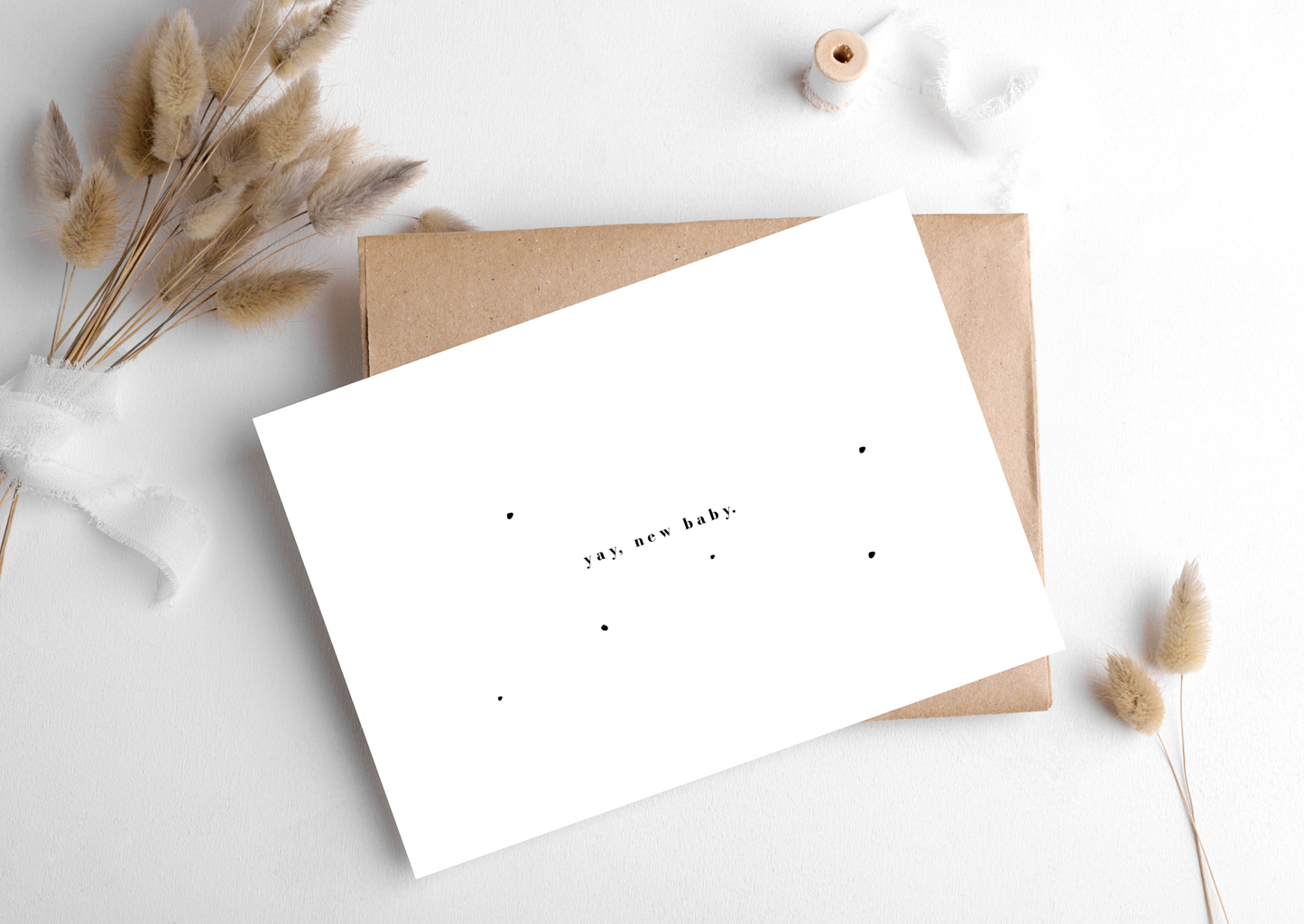 YAY, NEW BABY CARD