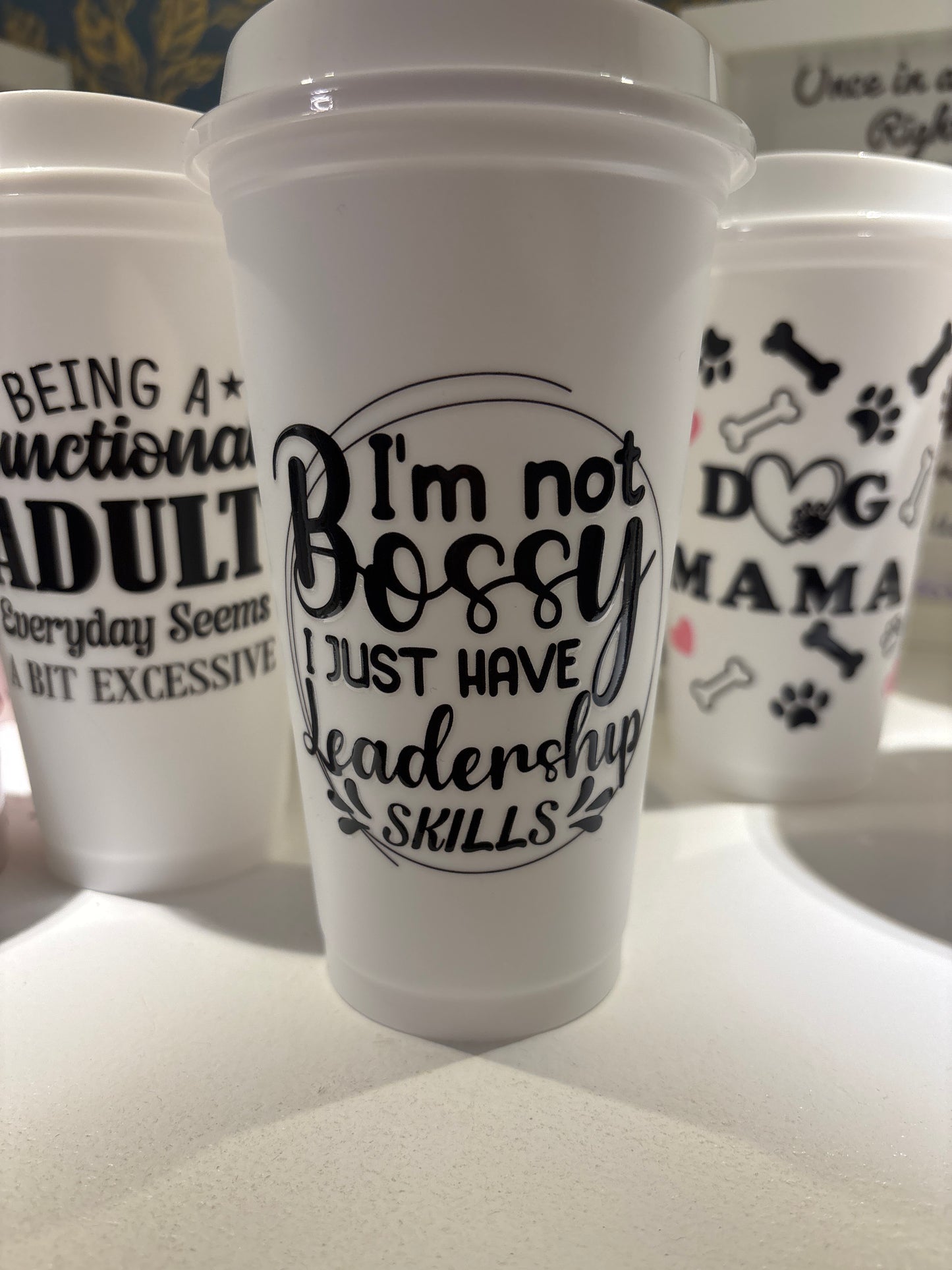 Reusable Coffee Cup – Slogan Collection