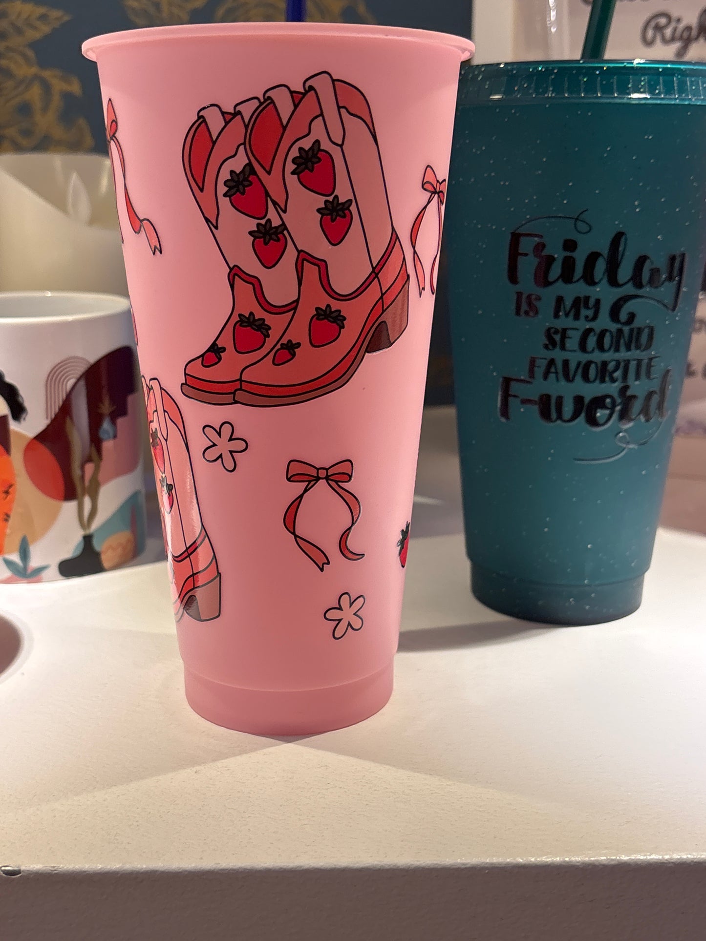 Cold Cup with Decal Design