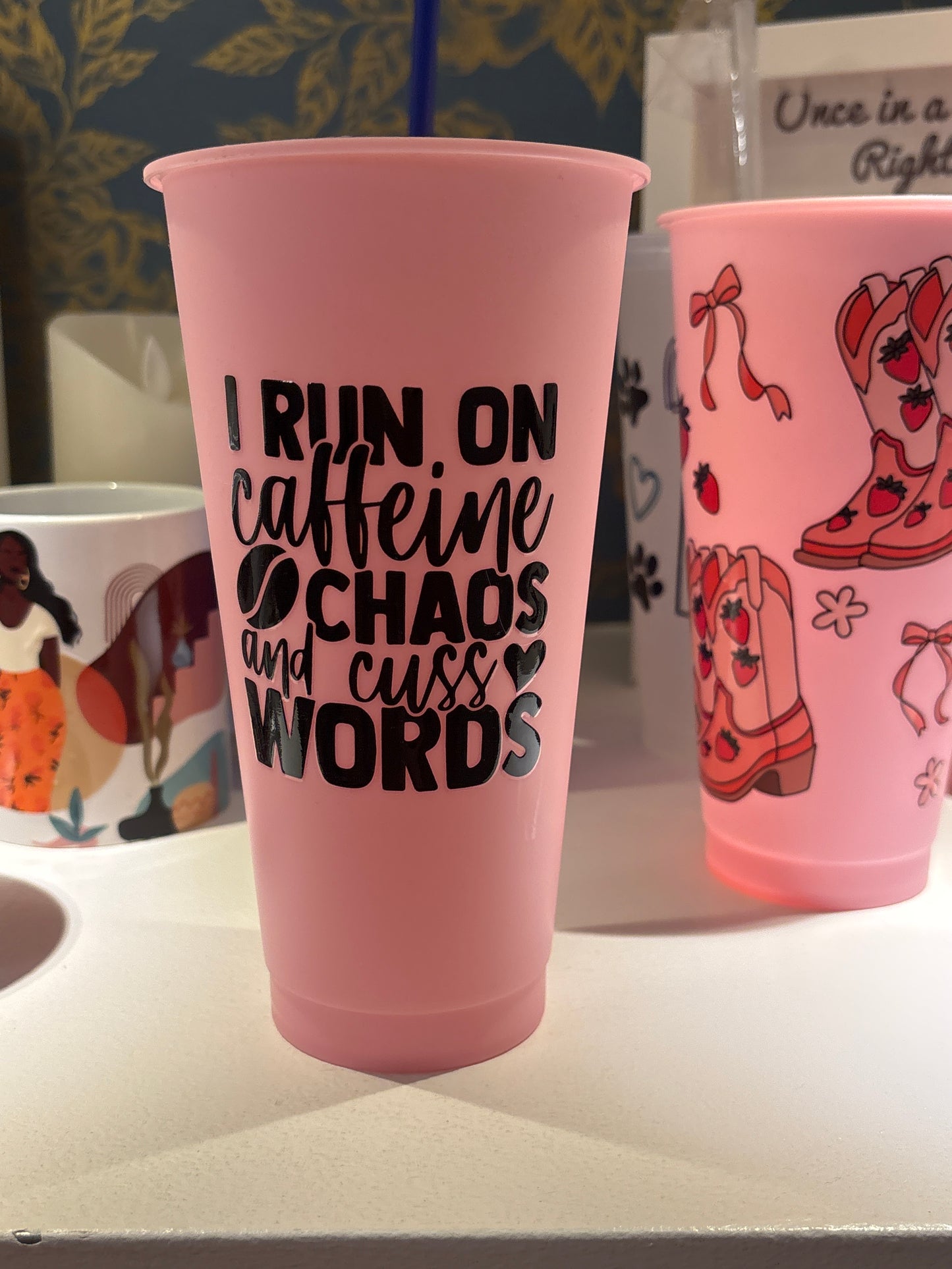 Cold Cup with Decal Design